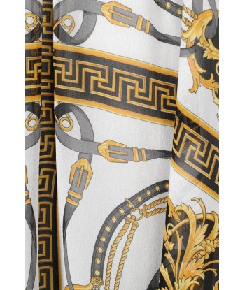 Versace Girls Silk Chiffon Dress rembourrage situé sous