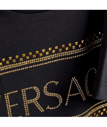 Versace Girls Stud Logo T-Shirt paiement sécurisé