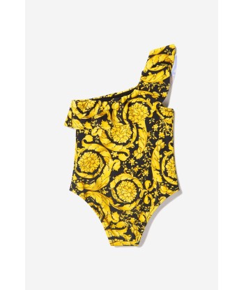 Versace Girls Baroque Print Swimsuit de l' environnement