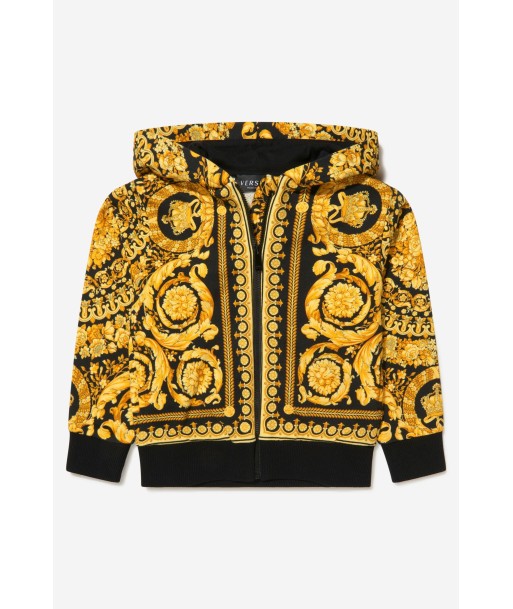 Versace Kids Barocco Zip Up Hoodie Economisez 