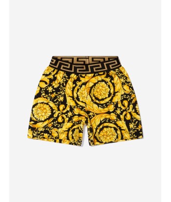 Versace Baby Boys Barocco Shorts in Black acheter en ligne