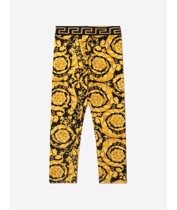 Versace Girls Baroque Print Leggings commande en ligne