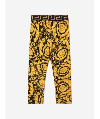 Versace Girls Baroque Print Leggings commande en ligne