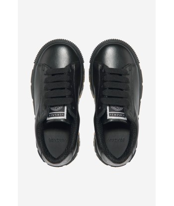 Versace Girls Leather Greca Logo Trainers Profitez des Offres !