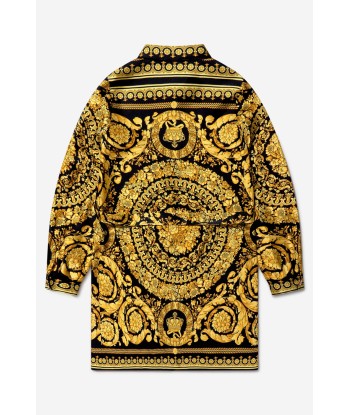 Versace Girls Baroque Print Shirt Dress vous aussi creer 