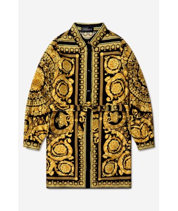 Versace Girls Baroque Print Shirt Dress vous aussi creer 