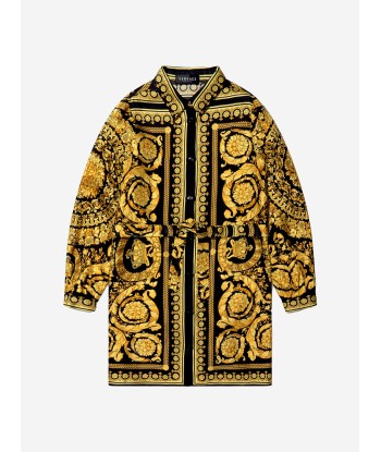 Versace Girls Baroque Print Shirt Dress vous aussi creer 