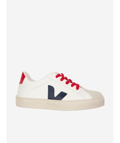 Veja Kids Leather Lace Up Trainers Voir les baskets