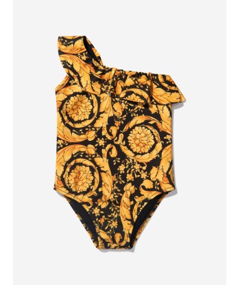 Versace Baby Girls Barocco Swimsuit in Black JUSQU'A -70%! 