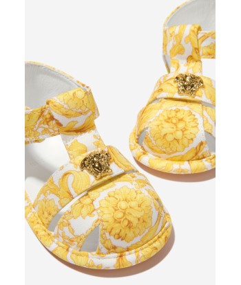 Versace Baby Unisex Barocco Print Pre-Walker Sandals le des métaux précieux