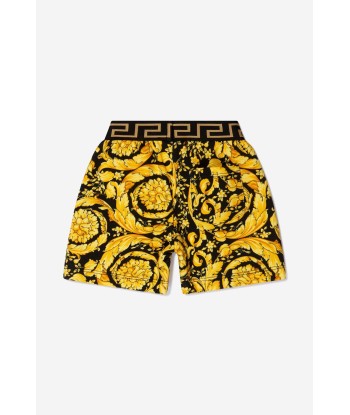 Versace Baby Boys Barocco Shorts in Black acheter en ligne