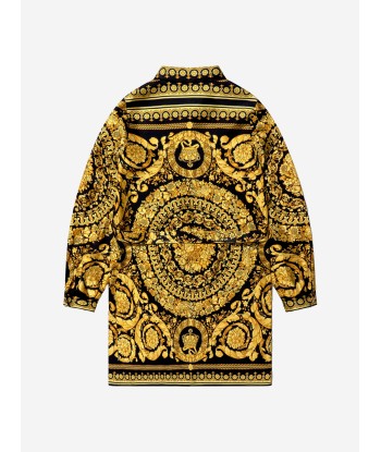 Versace Girls Baroque Print Shirt Dress vous aussi creer 