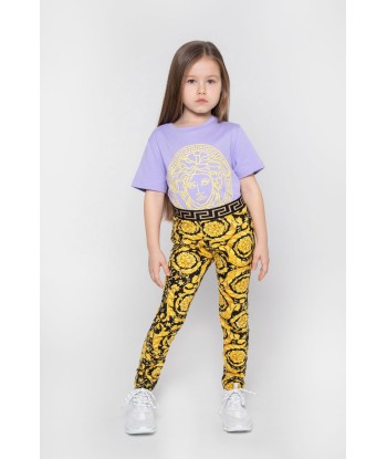 Versace Girls Baroque Print Leggings commande en ligne