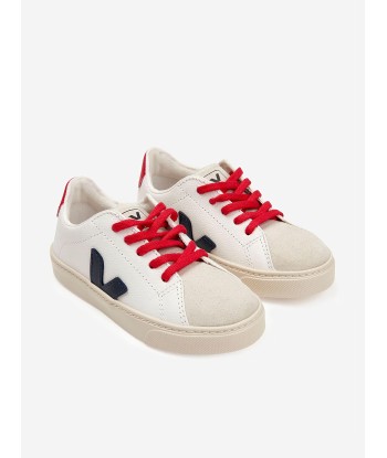 Veja Kids Leather Lace Up Trainers Voir les baskets