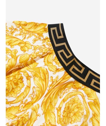 Versace Baby Girls Barocco Shorts in Gold commande en ligne