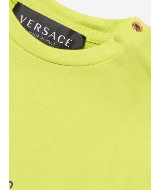 Versace Baby Boys Crocodile T-Shirt in Lime 2024