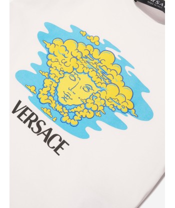 Versace Baby Boys Medusa Logo T-Shirt in White de l' environnement