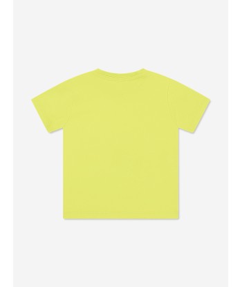 Versace Baby Boys Medusa Logo T-Shirt in Lime Paris Déstockage Promo