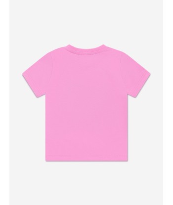 Versace Baby Girls Medusa Logo T-Shirt in Pink Venez acheter