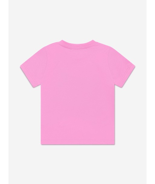 Versace Baby Girls Medusa Logo T-Shirt in Pink Venez acheter