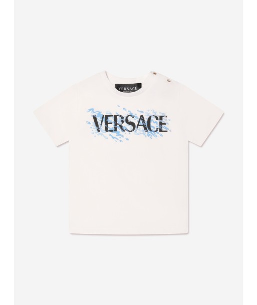 Versace Baby Boys Logo T-Shirt in White Comment ça marche