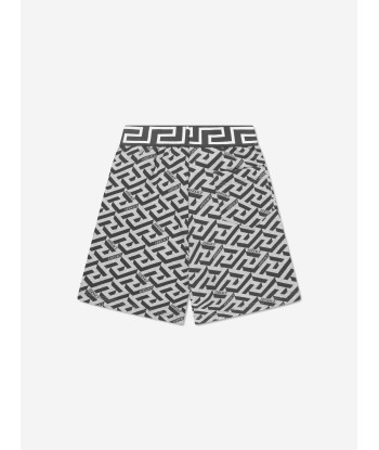 Versace Boys La Greca Shorts in Grey de l' environnement