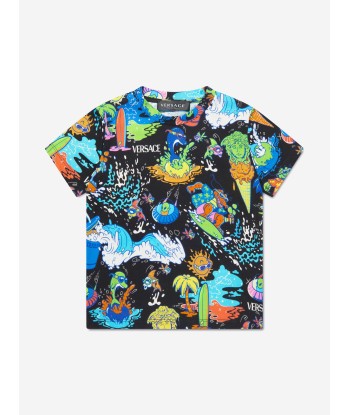 Versace Boys Holiday Print T-Shirt chez Cornerstreet bien 