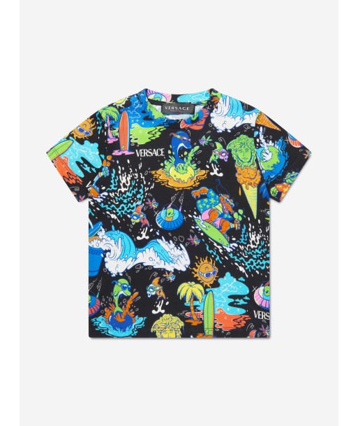 Versace Boys Holiday Print T-Shirt chez Cornerstreet bien 