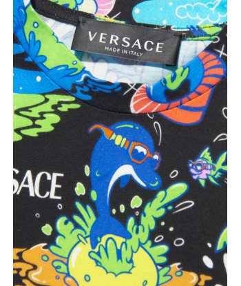 Versace Boys Holiday Print T-Shirt chez Cornerstreet bien 