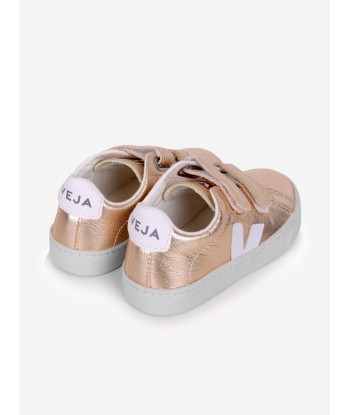 Veja Girls Leather Velcro Strap Trainers du meilleur 