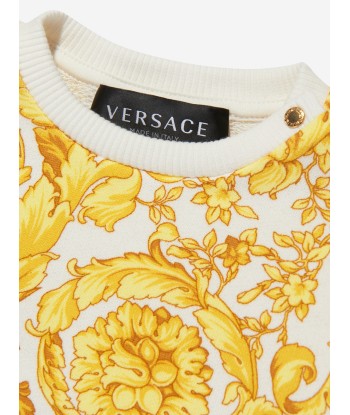 Versace Baby Girls Barocco Sweatshirt in Gold acheter