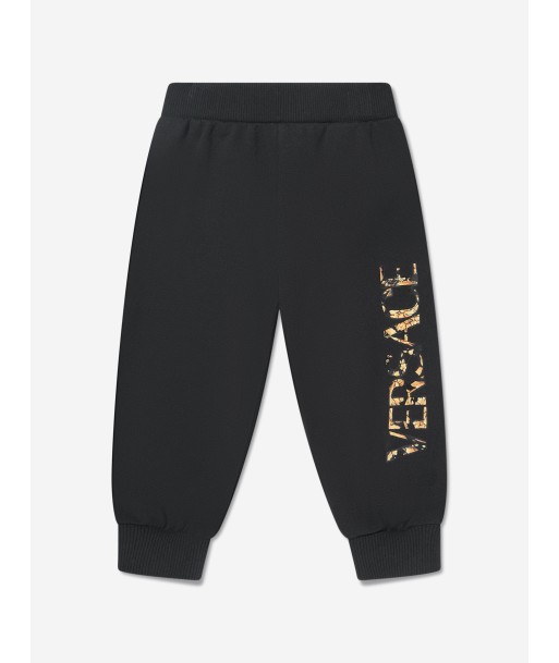 Versace Baby Boys Logo Joggers in Black les muscles