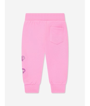 Versace Baby Girls Safety Pin Logo Joggers in Pink en ligne des produits 