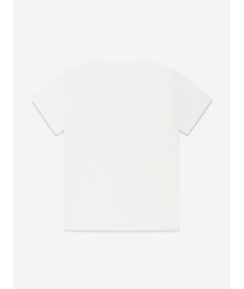 Versace Girls Travel Cup T-Shirt in White pas chere