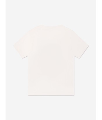 Versace Boys Medusa Logo T-Shirt in White l'achat 