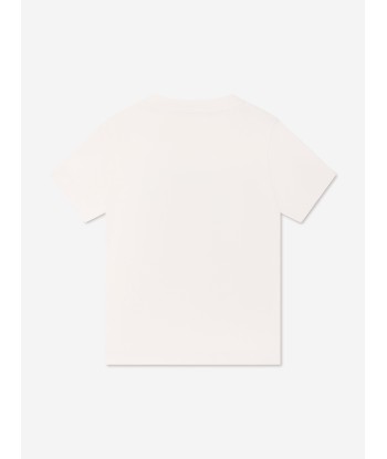 Versace Boys Medusa Logo T-Shirt in White en ligne