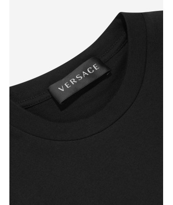 Versace Boys Medusa Logo T-Shirt in Black Venez acheter