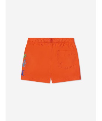 Versace Baby Boys Swim Shorts in Orange offre 