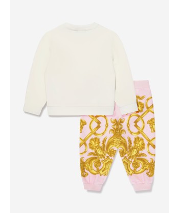 Versace Baby Girls Tracksuit in White meilleur choix