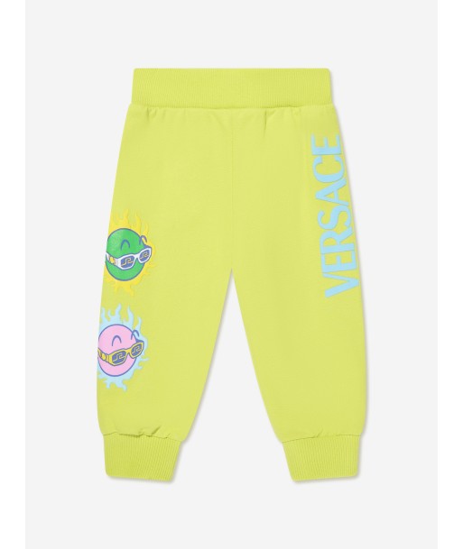 Versace Baby Boys Logo Joggers in Lime sur le site 