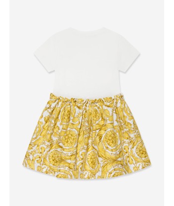 Versace Baby Girls Barocco Dress in White france