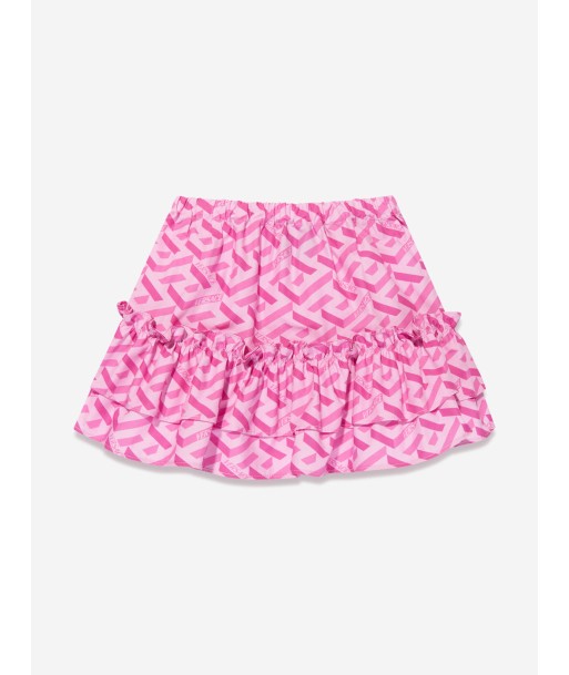 Versace Baby Girls La Greca Skirt in Pink vente chaude votre 