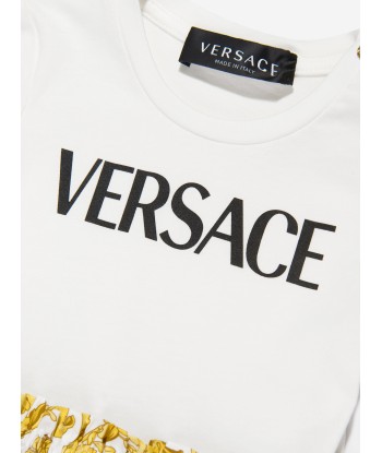 Versace Baby Girls Barocco Dress in White france