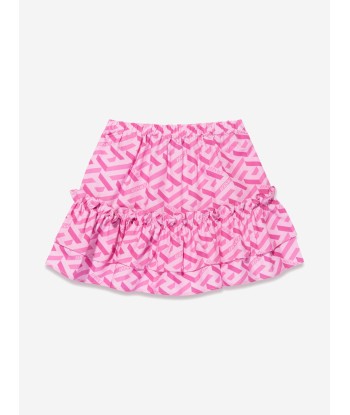 Versace Baby Girls La Greca Skirt in Pink vente chaude votre 