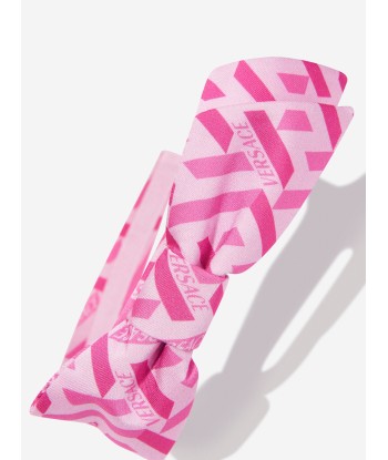 Versace Girls Bow Headband in Pink commande en ligne