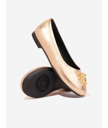 Versace Girls Medusa Pumps in Gold Les magasins à Paris et en Île-de-France