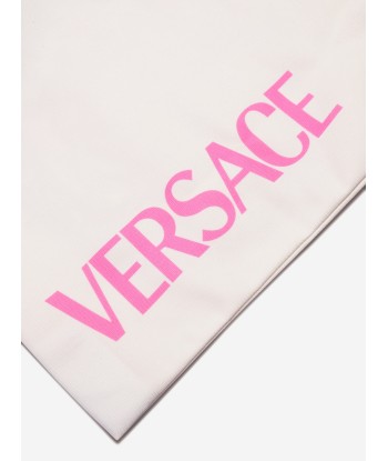 Versace Girls Medusa Logo Tote Bag in White Les êtres humains sont 