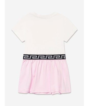 Versace Baby Girls Dress And Knickers Set in Pink prix pour 