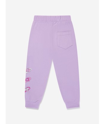 Versace Girls Safety Pin Logo Joggers in Lilac en ligne des produits 