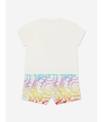 Versace Baby Boys Medusa Romper in White plus qu'un jeu 